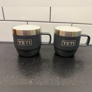YETI set of 2 Charcoal 6oz mug
